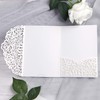 YIMIL 20 Pcs 5.12 x 7.21 inch Tri-fold Laser Cut