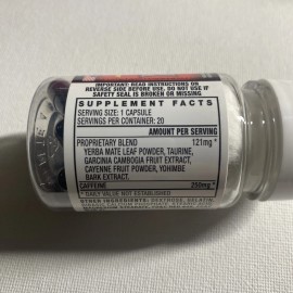 STACKER TWO GENUINE BLACK JAX by Stacker ENERGY PILLS (6 BOTTLES X 20CT) 120 Capsules LOT 6X