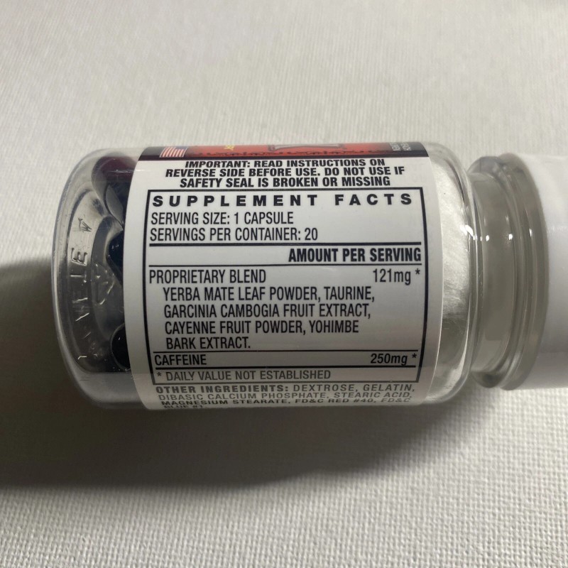 STACKER TWO GENUINE BLACK JAX by Stacker ENERGY PILLS (6