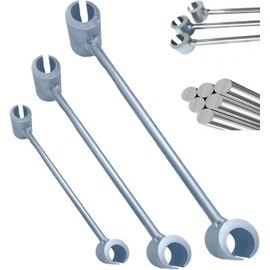 2025 New Hinges Gap Adjusting Wrench, Standard Door Hinge Repair Spanner Adjustable Wrench Tool, Upgrade Spanner Key for Round Bolt Standard Gauge Heavy Duty Door Hinge Adjustment Tool (1PC, 14-18mm)