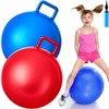 Lewtemi 20 Inch Big Bouncing Ball with Handle, 2 Pack