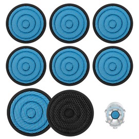 Hard Hat Top Pad Liner Replacement, Hard Hat Padding fit for Most Construction and Work Helmets, Cooling Inserts Reusable Washable Top Pad Suspension Cushion Replacement Accessorie - Blue 8 PACK