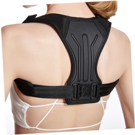PACKOVE Adult Back Posture Comfortable Spine Straightener Brace for Men and Women Breathable Design for Upper Back and Shoulder Support Elastic for Active Use
