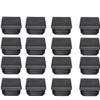 Square Tubing End Cap Black Plastic Rectangle Plugs Tubing Post
