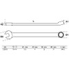BGS 1228-8 | Combination Spanner | extra long | 8