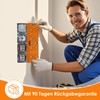 WEGLUST Drilling template with spirit level and 30 cm ruler