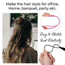 Trimming Shop Hair Braid Topsy Tool Ponytail Maker Clip Durable Styling Tool Fashion Hair Braiding Accessory for Making Women's Hair Style (Blue, 2pcs)