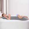 sourcing map Soft Brushed Microfiber Body Pillow Cover with Zipper