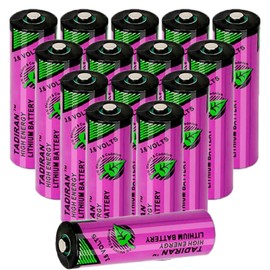 (15 Pack) TL-5903 Battery 3.6V 2400mAh for Tadiran TL-5903 3.6V AA Lithium Battery, SL-360 S7-400 ER14500 ER14505 TL-2100 6ES7971-0BA00
