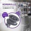 Vioks.pro Basket Roller for Dishwasher Replacement for Bosch 00611666 00165313