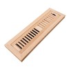 Homewell Red Oak Wood Floor Register Vent Cover, Flush Mount