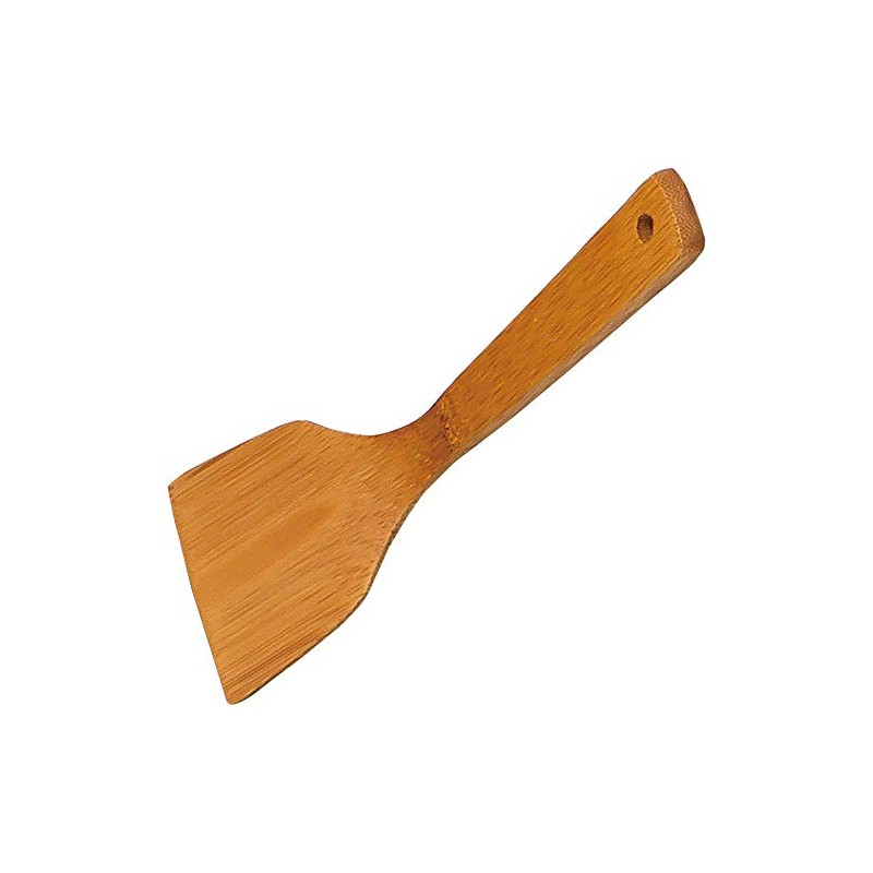 山下 Crafts Spatula, Turner Natural Bamboo 22.7 X/6.2 cm Carbide
