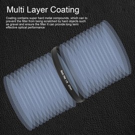 67mm Black Diffusion 1/2 Filter Camera Mist Cinematic Effect Filter with 18 Layer Coatings for Video Vlog Portrait Photography, Double Sided 18 Layers Coating Keeps Filter Clean