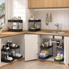 Sevenblue 3 Pack Under Sink Organizers, 2-Tier Multi-Use Kitchen and