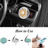 Sunshine Flower Car Essential Oil Diffuser Vent Clip,30mm Stainless Steel
