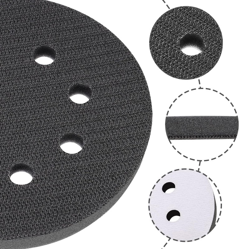 STEBRUAM Polishing Pad 4.9 inches (125 mm) Curved Surface Adapter,