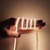 3mm COB Strip Light, DC 12V Natural White 16.4ft Flexible