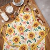 SANDJEST Sunflower Apron for Women with Pocket Chef Aprons For