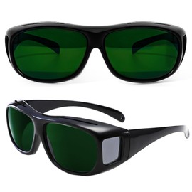 LADYPONYCSC IR 5.0 Welding Glasses, Wrap-around Welding Goggles, Anti-scratch Welding Lens, UV Protection