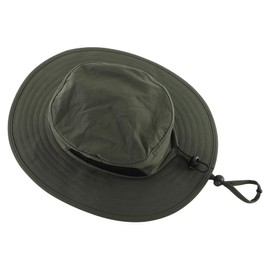 Decentron Kids Sun Hat Boys Wide Brim Fishing Hats Girls UPF 50 Protection Bucket Hats Breathable Beach Hat Army Green