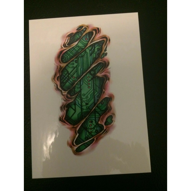Unbranded Flesh Tattoos Set of 10 Temporary Tattoos Terror Horror