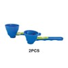 AIXXCUVQ 2piece Slide Scoop Measuring Funnel Spoon Practical Tool for