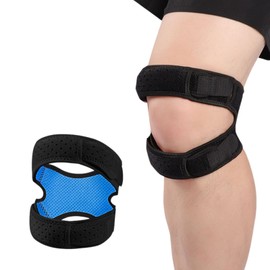 SONGQEE Upgraded Patella Tendon Knee Strap for Women, Breathable Knee Support Brace Compression Knee Sleeve Support for Arthritis, Joint Pain, Squats, Jumper, Running, Kneepads for Sport Protecter