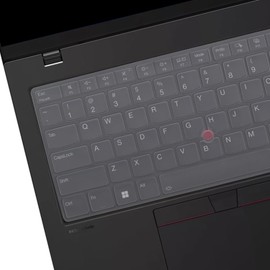 Keyboard Cover for Lenovo Thinkpad L14 Gen 5 /Thinkpad P14s Gen 5 / Thinkpad T14 Gen 5 /Thinkpad T14s Gen 6 14 Inch Laptop, US English Layout Keyboard Cover Skin Protector -Clear