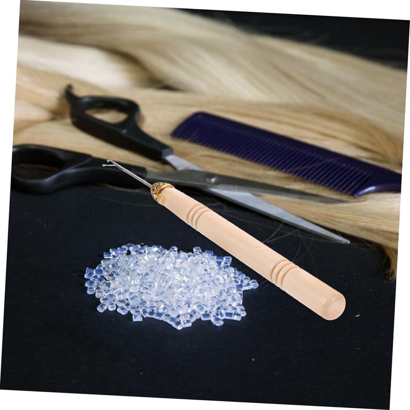 Healvian 3pcs Hair Extension Clip Grooming Kit Thread Pliers Loop