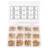YIXISI 360 Pieces 12 Values 0.1uF-10uF 50V Ceramic Capacitor Assortment