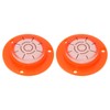 sourcing map 2pcs High Precision Horizontal Bubble Level 49x12mm Round