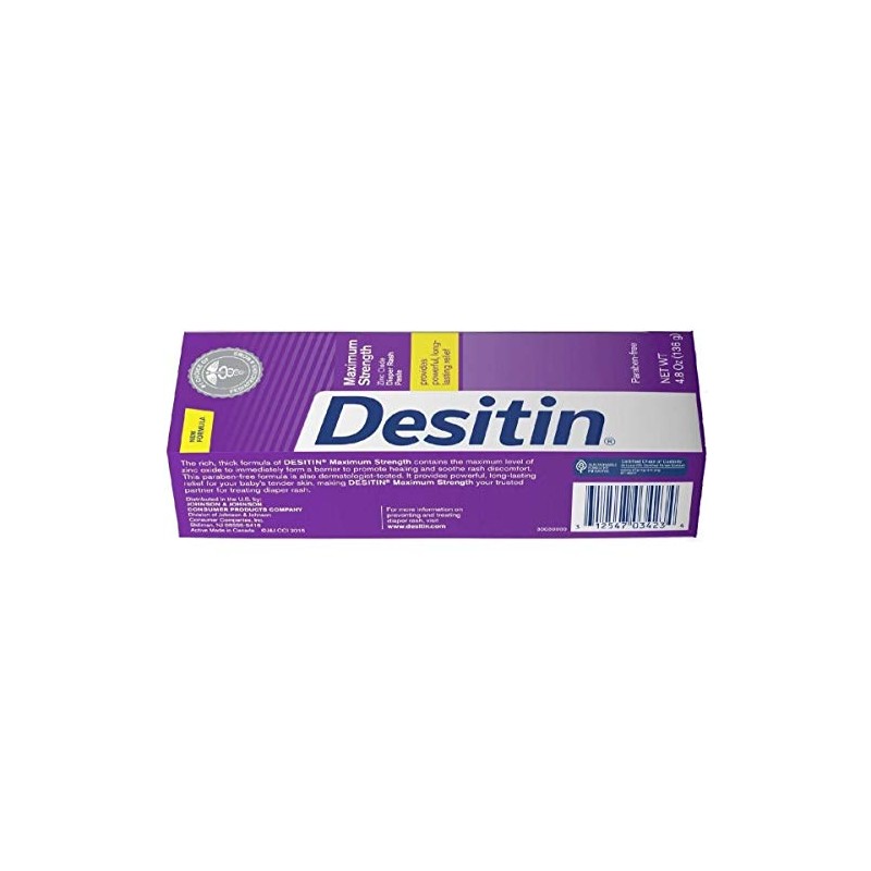 Desitin - Fuerza máxima de 136 g por