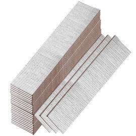 SITLDY 18 Gauge Galvanized Brad Nails, Brown T-head 3/4 Inch 2000-Pack, Small Finishing Nail Gun Nails for Pneumatic, Electric 18GA Brad Nailer Gun