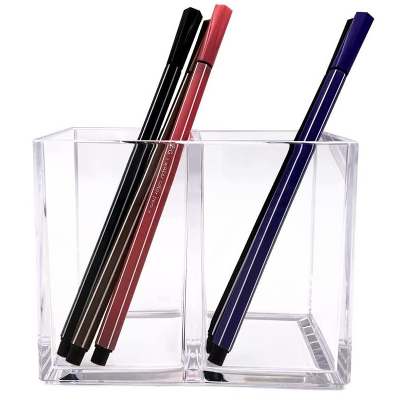eKsdf Acrylic Pen Holder Brush Holder Makeup Box Makeup Holder
