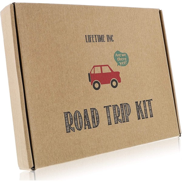 Road Trip Travel Games Activities- Dry Erase Countdown Cards Map Reusable Markers Car Games On The Go for Family Kids Teen Girls Boys License Plate Hangman Tic Tac Toe Dots Battleship Airplane
