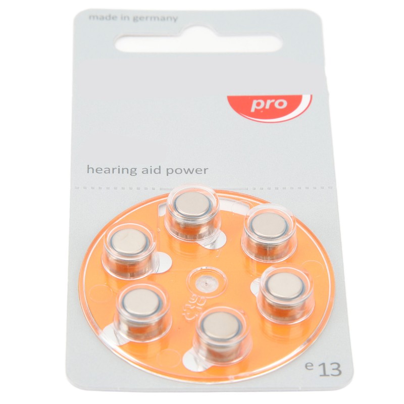 60pcs Long Lasting Power Hearing Device Battery Zinc Air Sound