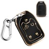 QBUC for GMC Key Fob Cover TPU Protector Case with