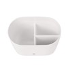 Umbra Step Modern Bathroom Storage, Toothbrush Holder, White