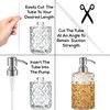 AUNRGO Soap Dispenser Pump Replacement - Silver Brushed Finish 304