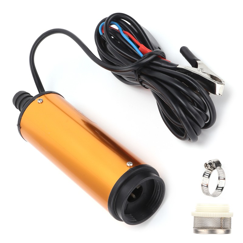 DC 24V Fuel Transfer Pump Electric Portable Mini Aluminium Alloy