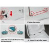 JZK 1 Pair Quick Release Fixings, Soft Close Toilet Seat
