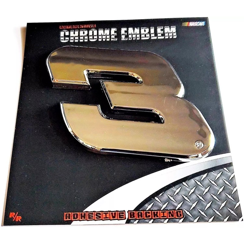 Racing Reflections Dale Earnhardt Sr Senior #3 Premium Raised Silver