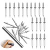 UtySty 200 Pack Double Head Skirting Nails Wooden Steps Thread