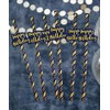 Alandra Party Happy Birthday Navy & Gold Metallic Straws, Pack of 6