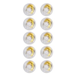 10pcs Round Gold Sequins Inflatable Drink Cup Holders Swimming Pool Party Toy Accessory