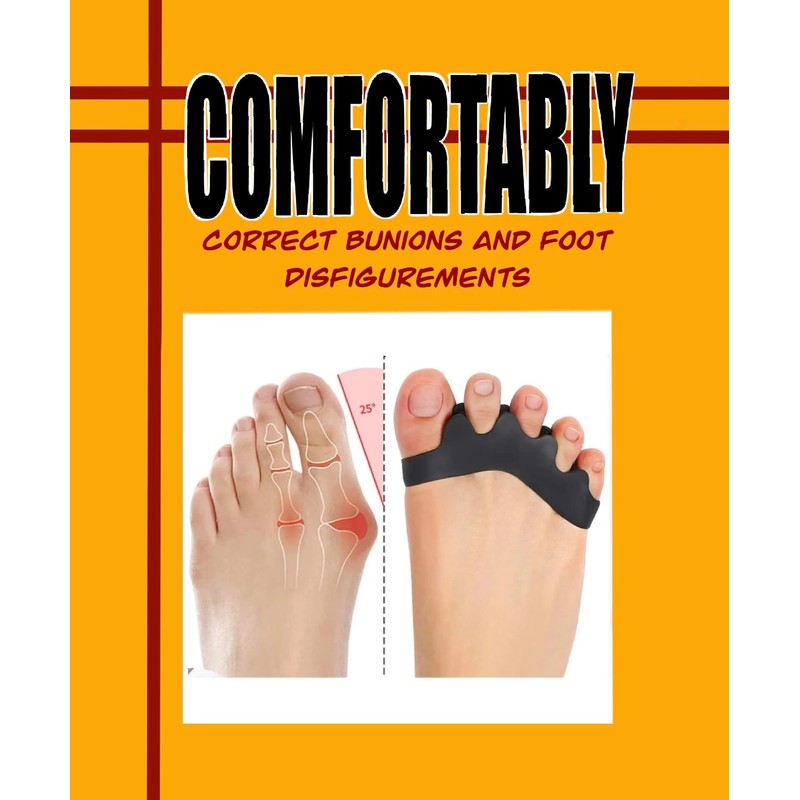 Comfortably Toe Separators. - 1 Pair of Quality + Comfort