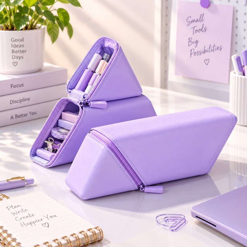 Foldable Pen Holder for Desk Organization – Expandable Pencil Cup