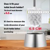 WAVEWO Stainless Steel Toilet Brush Set - 3 x Interchangeable
