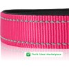 Strong Bright Reflective Dog Puppy Collar, Soft Padded Lightweight, Fully