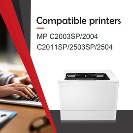 Heynnie pro Remanufactured MP C2503 MP C2504 MP C2003 MP C2004 Toner Cartridge Replacement for Ricoh C2503H 841918 for Lanier Savin MP C2003 C2004 C2503 C2504 Printer (2 Pack, 2 BK)